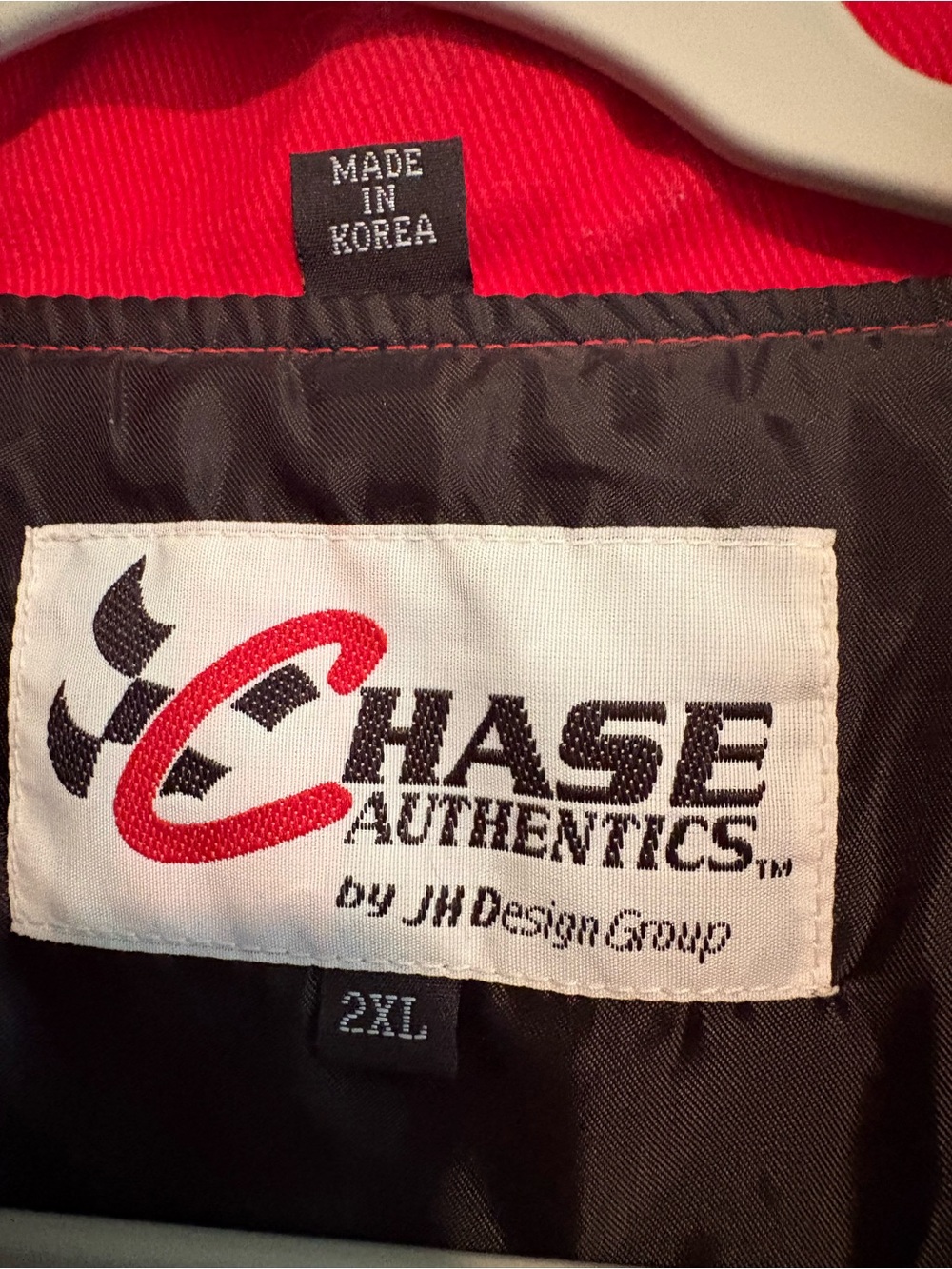 Budweiser Red Racing Patch Bomber Jacket - Picture 8 of 9